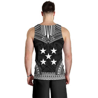 Gambier Islands Men's Tank Top - Polynesian Chief Black Version - Polynesian Pride