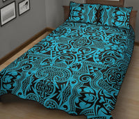 Hawaii Quilt Bed Set Polynesia Kakau Turtle AH - Polynesian Pride