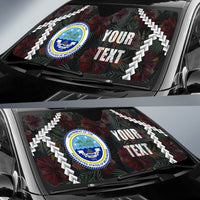 Federated States of Micronesia Custom Personalised Auto Sun Shades - Chain Polynesian - Polynesian Pride