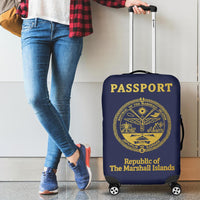 Marshall Islands Passport Luggage Cover - Polynesian Pride