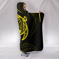 Hawaii Turtle Hooded Blanket - Yellow - Frida Style - Polynesian Pride