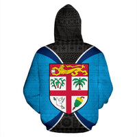Fiji All Over Hoodie Polynesian Impact Version - Polynesian Pride