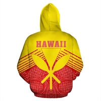 Kanaka Polynesian Zip up Hoodie Stripes Style - Polynesian Pride