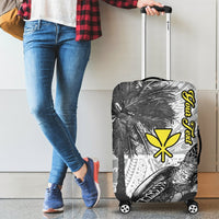 Hawaii Custom Personalised Luggage Covers - Turtle Palm Tree White - Polynesian Pride
