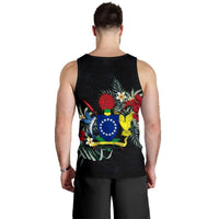 Cook Islands Hibiscus Men'S Tank Top - Polynesian Pride