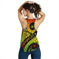 Pohnpei Personalised Women's Racerback Tank - Polynesian Decorative Patterns - Polynesian Pride