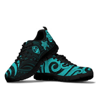 Guam Polynesian Sneakers - Turquoise Tentacle Turtle - Polynesian Pride