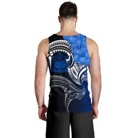 Samoa Men's Tank Top - Samoa Seal Wave Style (Blue) - Polynesian Pride
