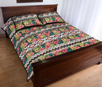 Hawaii Quilt Bed Set Hibiscus Ethnic Mix Tropical Flower AH - Polynesian Pride
