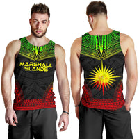 Marshall Islands Men's Tank Top - Polynesian Chief Reggae Version - Polynesian Pride