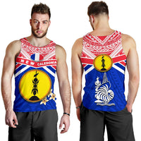 New Caledonia Rugby Men Tank Top Polynesian - Polynesian Pride