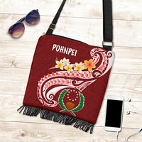 Pohnpei Crossbody Boho Handbag - Pohnpei Seal Polynesian Patterns Plumeria One Style One Size Red - Polynesian Pride