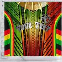 Hawaii Polynesian Custom Personalised Shower Curtain - Tribal Ornamental - Polynesian Pride