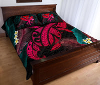 Hawaii Turtle Polynesian Tropical Quilt Bed Set - Ghia Style Pink - Polynesian Pride