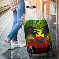 Wallis And Futuna Polynesian Chief Luggage Cover - Reggae Version - Polynesian Pride