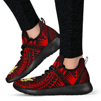 Cook Islands Polynesian Tattoo Mesh Knit Sneakers - Polynesian Pride