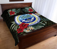 Federated States of Micronesia Polynesian Quilt Bed Set - Special Hibiscus - Polynesian Pride