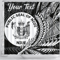 Niue Shower Curtains - Custom Personalised Wings Style - Polynesian Pride