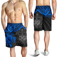 Samoa Polynesian Shorts (Men) - Blue Turtle - Polynesian Pride
