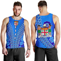 Fiji Drua Men Tank Top Tapa - Polynesian Pride