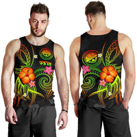 Federated States of Micronesia Polynesian Men's Tank Top - Legend of FSM (Reggae) - Polynesian Pride
