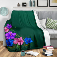 Only Hibiscus Premium Blanket - Polynesian Pride