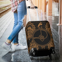 Yap Polynesian Luggage Covers Map Gold - Polynesian Pride