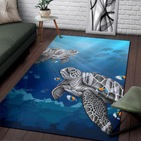 Turtle And Humuhumunukunukuapua'a Area Rug AH - Polynesian Pride