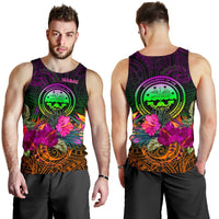 Federated States of Micronesia Personalised Men's Tank Top - Summer Hibiscus - Polynesian Pride
