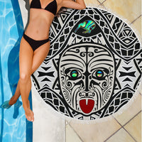 Integrity Maori Ta Moko Beach Blanket Kiwi and Paua - Polynesian Pride