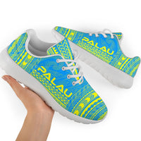 Palau Sporty Sneakers - Polynesian Chief Flag Version - Polynesian Pride