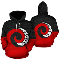 Koru Maori New Zealand Hoodie - Polynesian Pride