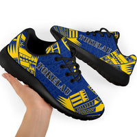 Tokelau Sport Sneakers - Polynesian Tattoo Flag - Polynesian Pride