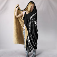 Hawaii Turtle Hooded Blanket - White - Frida Style - Polynesian Pride