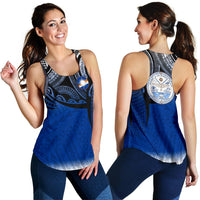 Marshall Islands Polynesian Women's Racerback Tank - Tattoo Pattern - Polynesian Pride