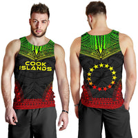 Cook Islands Men's Tank Top - Polynesian Chief Reggae Version - Polynesian Pride