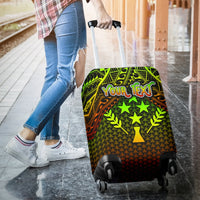 Polynesian Kosrae Personalised Luggage Covers - Reggae Vintage Polynesian Patterns - Polynesian Pride