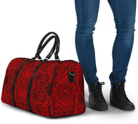 Polynesian Symmetry Red Hawaii Travel Bag - Polynesian Pride