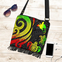 Papua New Guinea Boho Handbag - Reggae Tentacle Turtle - Polynesian Pride