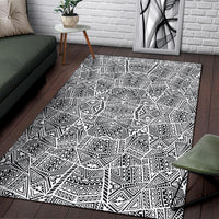 Polynesian Black Area Rug - Polynesian Pride