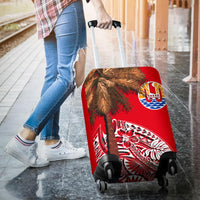 French Polynesia Luggage Covers - Palm Tree Polynesian Pattern - Polynesian Pride