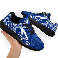 Samoa Sporty Sneakers - Transit Blue Style - Polynesian Pride