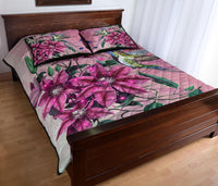 Hawaii Clematis Humming Bird Quilt Bed Set - Polynesian Pride