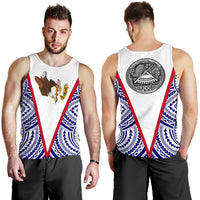 American Samoa Men's Tank Top - Flag Style - Polynesian Pride