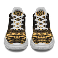 Northern Mariana Islands Chunky Sneakers - Polynesian Chief Gold Version - Polynesian Pride