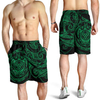 Polynesian Hawaii Men's Short - Green Turtle Tribal - Polynesian Pride