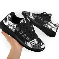 Guam Sport Sneakers - Polynesian Tattoo Black - Polynesian Pride