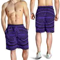 Polynesian Seamless Violet Men's Short - Polynesian Pride