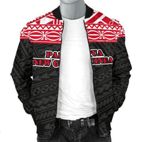 Papua New Guinea Men's Bomber Jacket - Polynesian Style - Polynesian Pride