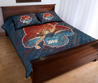 Hawaii Quilt Bed Set - Hula Dance Hibiscus Quilt Bed Set - Polynesian Pride